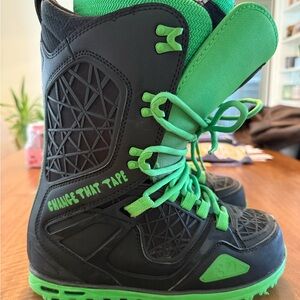 ThirtyTwo TM-Two Scott Stevens Snowboard Boots - Men’s Sz 9 Black & Green